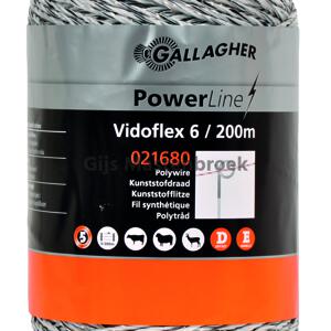 Vidoflex 6 PowerLine wit 200m