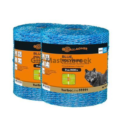 Gallagher Duopack TurboLine kunstofdraad  blauw 2x400m