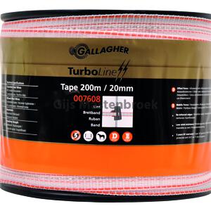 TurboLine lint 20mm wit 200m